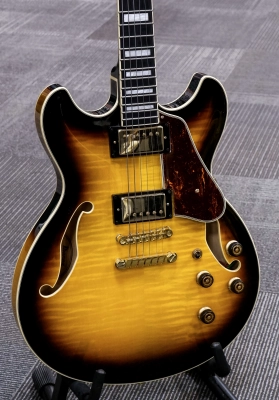 Ibanez - AS93FM Artcore Expressionist Hollowbody Electric Guitar - Antique Yellow Sunburst